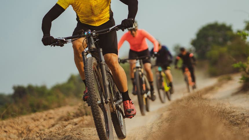 Mountainbike klub på tur