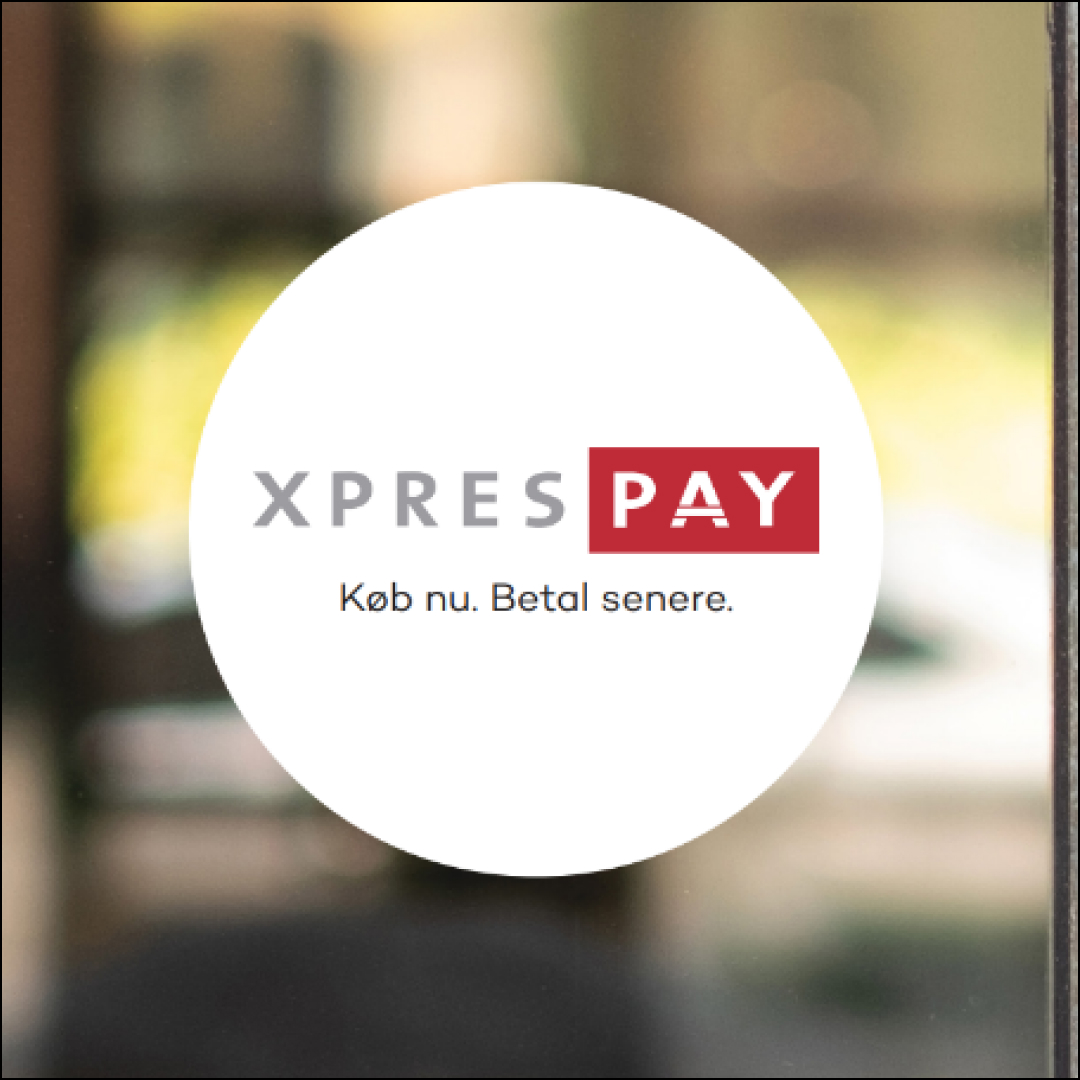 Xprespay Sticker På Dør